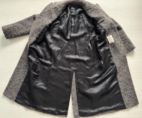 Zara - vlnený buklé kabát, zara,s