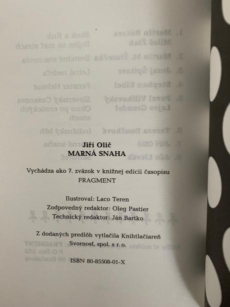 Joří olič - marná snaha,