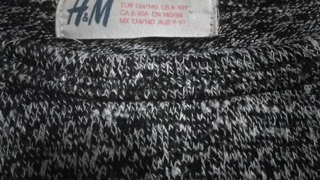 Tričko málo nosené veľk.134-140, h&m,134