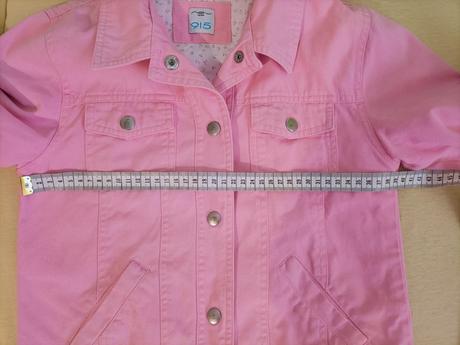 Dievčenská džínsová bunda s nášivkou lol - 146/152, new look,146