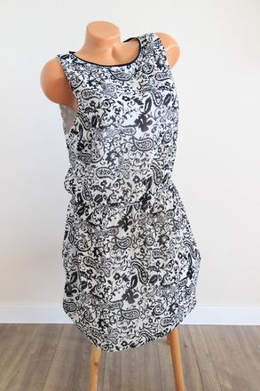 Čierno biele šaty, tom tailor, tom tailor,xl