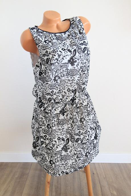 Čierno biele šaty, tom tailor, tom tailor,xl