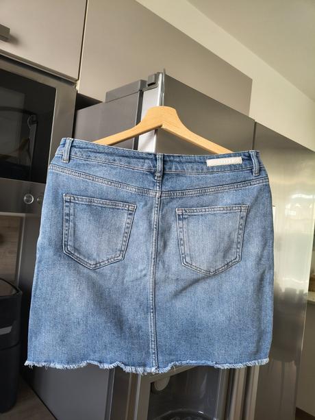 Costes svetlo modrá riflová elastická sukňa m-l, l