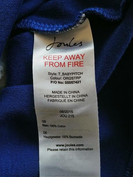 Tmavo modré tričko ovečka, joules, 68-74 cm, 74