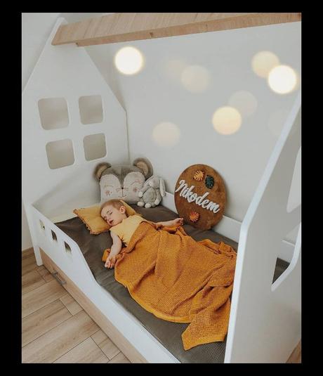 Detská posteľ domček,rôzne veľkosti, šírka (cm): 80,dĺžka (cm): 160