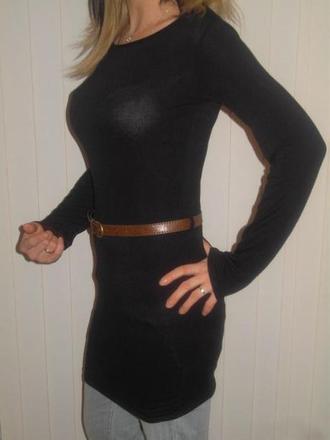 Čierne šaty/ tunika, basics,s