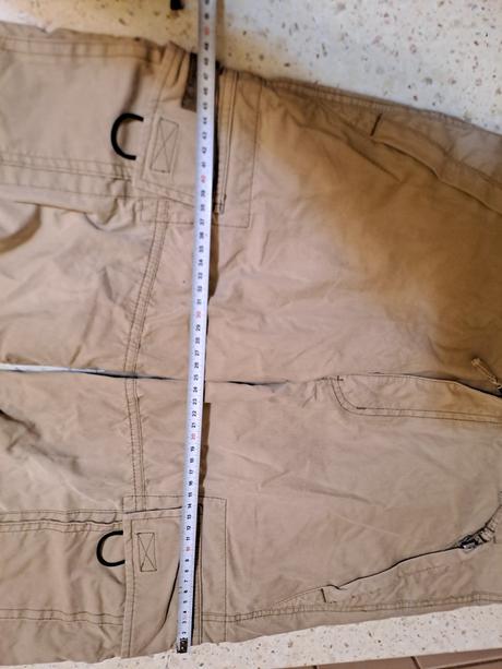 3/4  béžové nohavice, 44