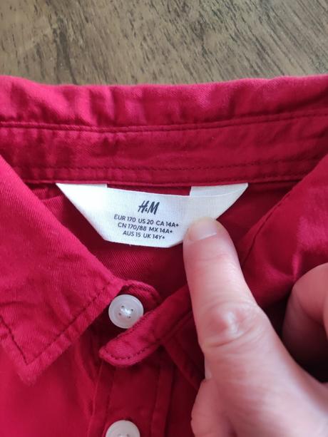 Chlapčenská košeľa, h&m,170