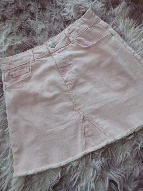 Riflová sukňa, zara,152