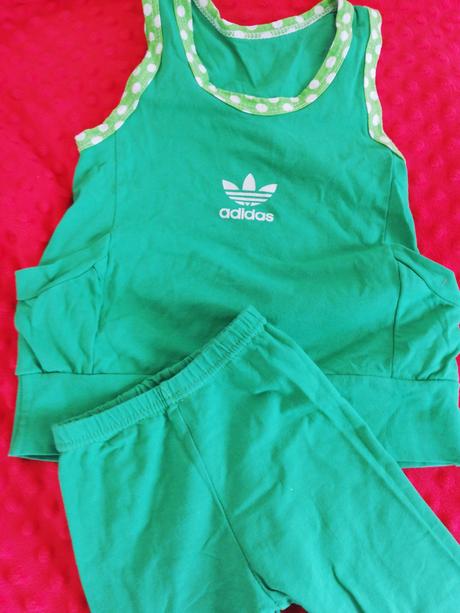 Súprava na leto, tričko s vreckami, adidas,98