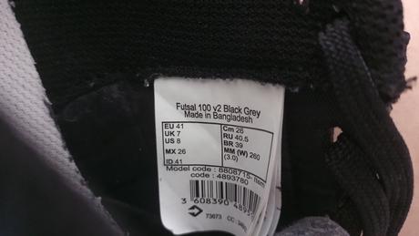 Tenisky - futsalové halovky, decathlon,41