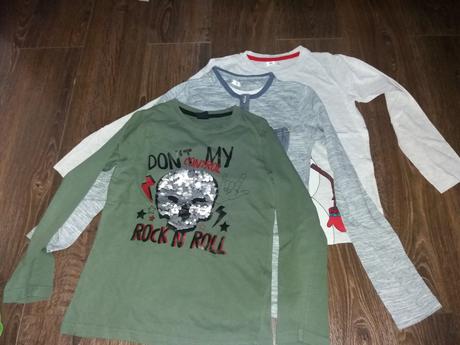 Bavlnené tričká 3 ks, pepco,128