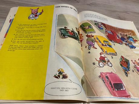 Stará retro obrázková kniha watch your step 1976,