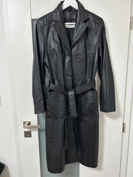 Kabát z pravej kože hennes, m