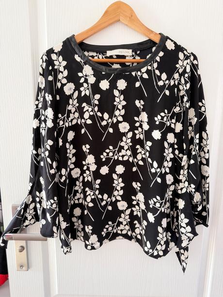 Luxusná hodvábna blúzka pieszak, 38