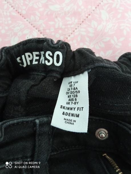 Čierne rifle, h&m,128