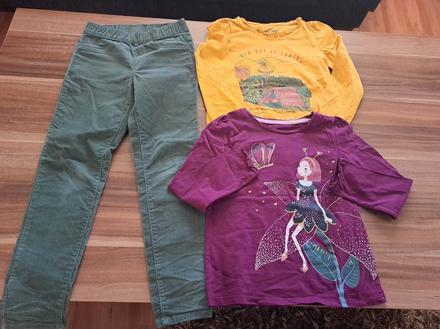 Mančestrové nohavice, h&m,122