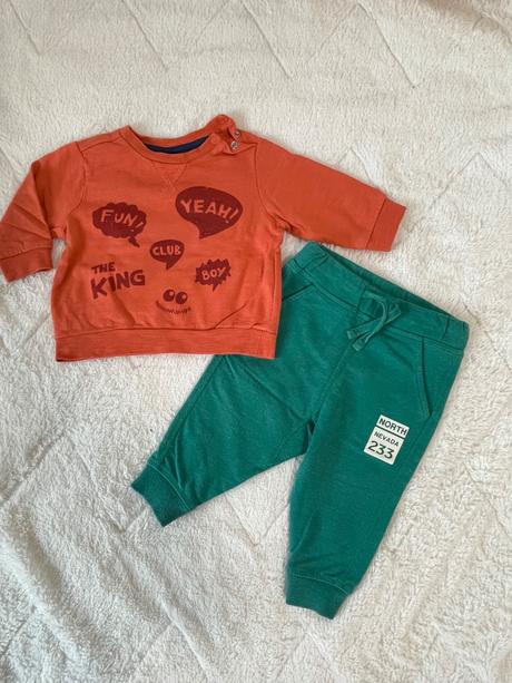 Tepláky vel. 74 a mikina vel. 68 charles vögele, charles vögele,68