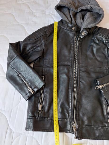 Koženková bundička veľkosť 122, palomino,122