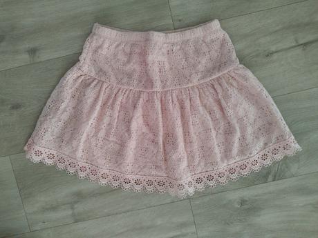 Čipkovaná sukňa, h&m,134