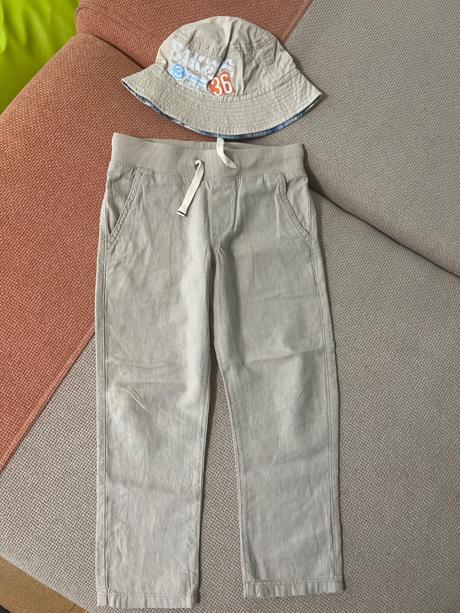 Lanove nohavice hm 110 klobul, h&m,110