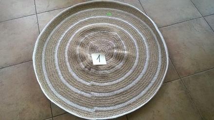 Ručne robené koberčeky /predložka z chemlonu,