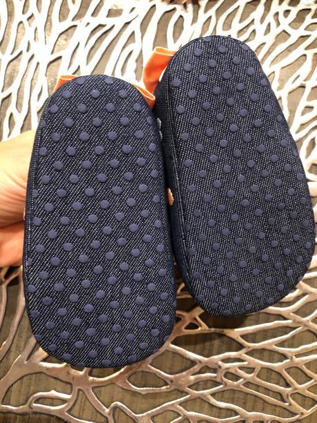 Capačky balerínky rifľové, <17