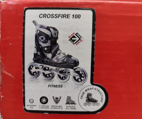 Pánske inline korčule rollerblate fitness crossfir, rollerblade,44