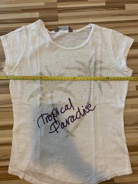 Dievčenské triko s krátkym rukávom 134, lindex,134