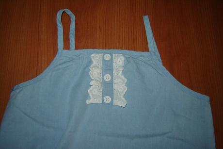 Blúzkový top s čipkou 128/134, bonprix,134