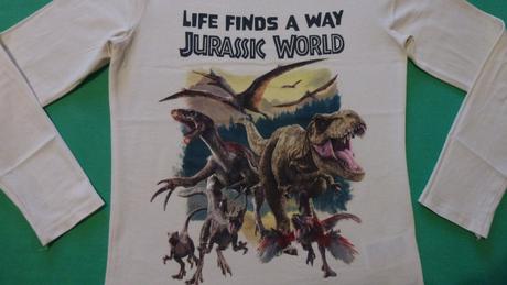 Tričko dr jurassic world, h&m,134