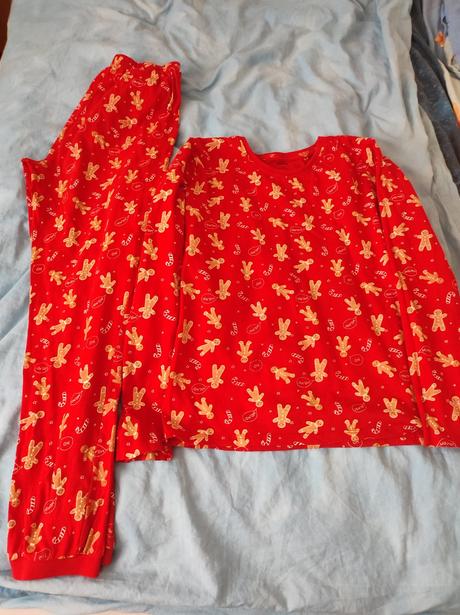 Vianočné pyzamo, h&m,158
