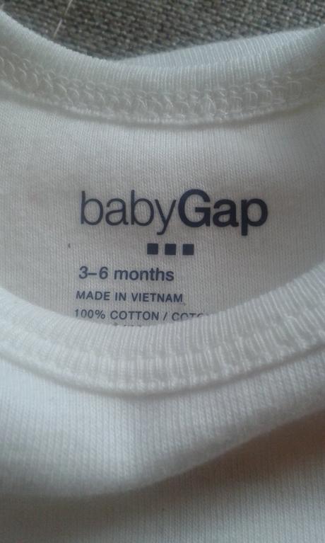 Body s krátkym rukávom 3-6 mesiacov, gap,68