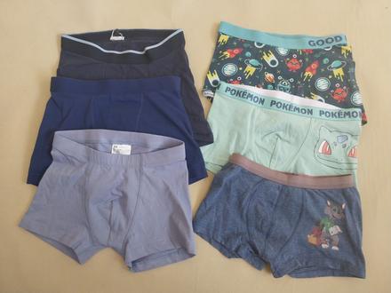 6x boxerky ..cena spolu, h&m,134