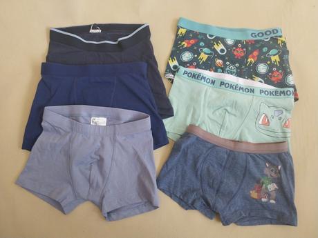 6x boxerky ..cena spolu, h&m,134