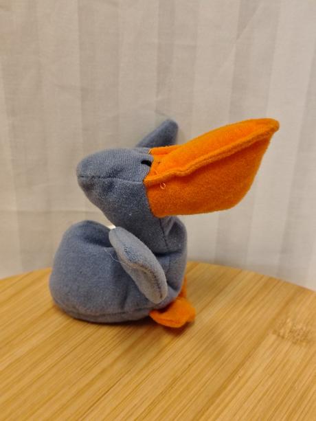 Retro plyšový pelikán scoop, mcdonald's, 14 cm, 