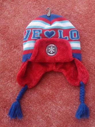 Waterproof detská zimná čiapka veľkosť 6-10 rokov, 116 / 122 / 128 / 134 / 140