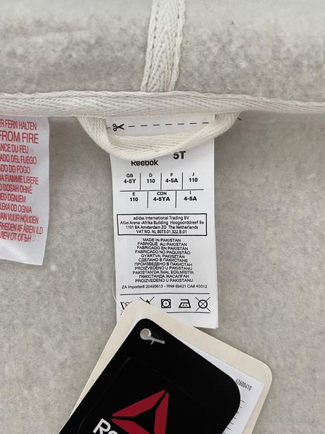 Mikina-nova, reebok,110