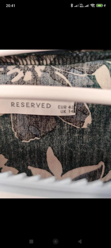 Dlhé šaty s balonovými rukávmi, reserved,42