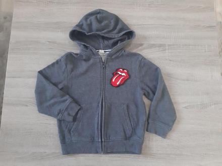 Mikina the rolling stones, h&m,110