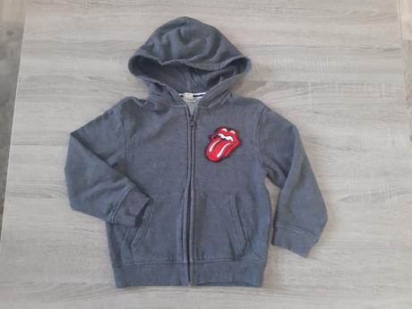 Mikina the rolling stones, h&m,110