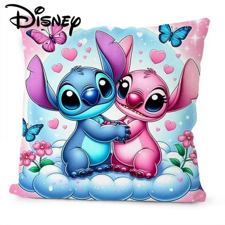 Obliečka plyšová na vankúšik 40x40 lilo a stitch, šírka (cm): 40,dĺžka (cm): 40