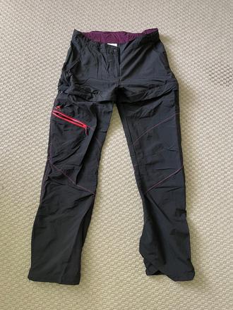 Detske turisticke nohavice, decathlon,164