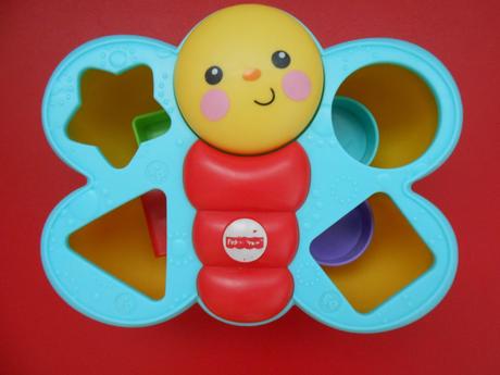 Vkladačka motýlik od fisher price, 