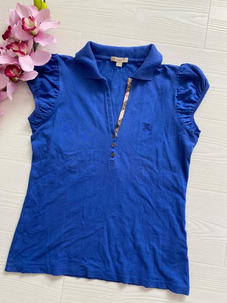 Burberry - slivkové polo, burberry,l