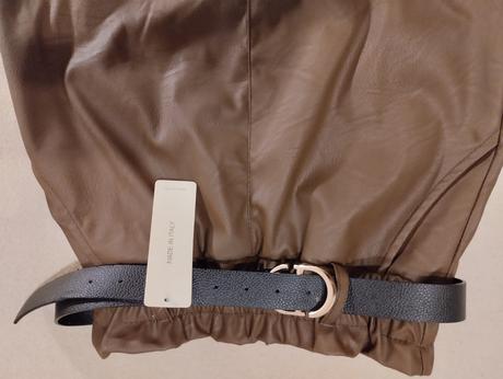 Dámska koženková sukňa, s