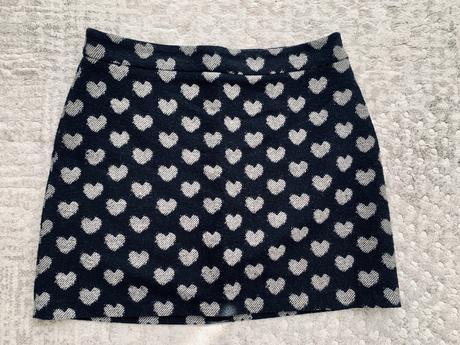 Hrubá srdiečková minisukňa koton 40, 40