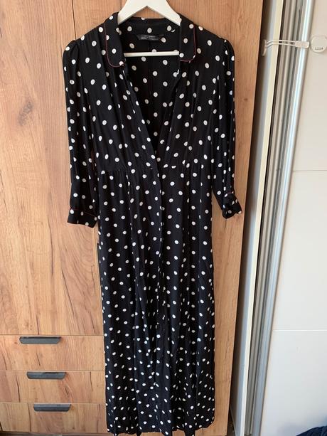 Saty dlhe bodkovane zara, zara,s