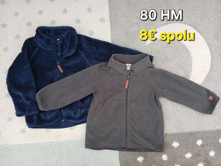 Teddy a flisova mikina 80, h&m,80