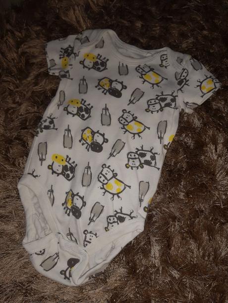 Balík detských body s krátkym rukávom - letné veci, 68–80